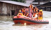 6.1m Sport RIB in Malaysia flood